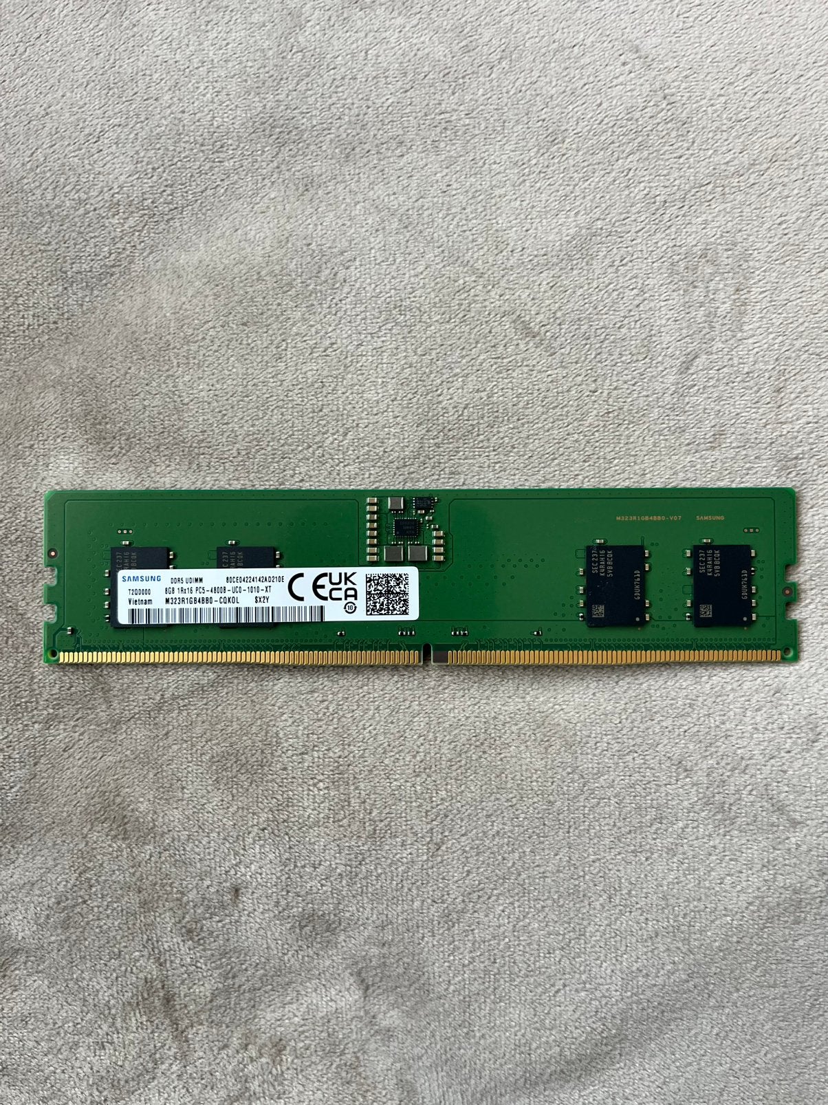 8gb DDR5 Ram Samsung, Computers en Software, RAM geheugen, Ophalen of Verzenden, Gebruikt, DDR5