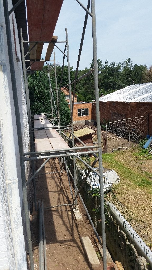 Gevelsteiger, Doe-het-zelf en Bouw, Steigers, Ophalen, Gebruikt, Gevelsteiger, 2 tot 5 meter