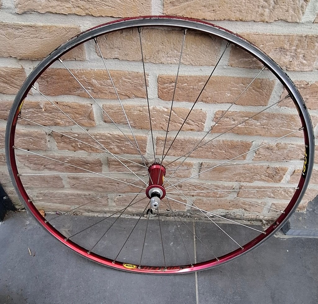 Mavic Helium voorwiel, Fietsen en Brommers, Fietsonderdelen, Gebruikt, Aluminium, Mavic, Racefiets