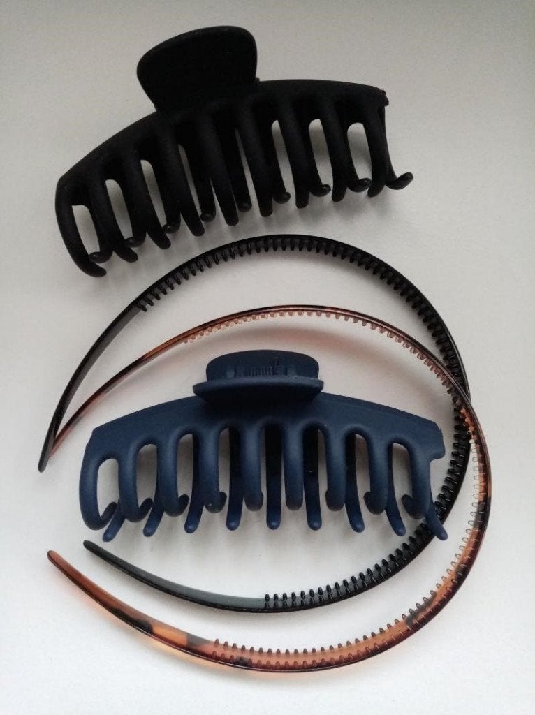 Veritas nieuw 2 grote haarspelden en 2 haarbanden diademen, Handtassen en Accessoires, Ophalen of Verzenden, Nieuw, Haarspeld