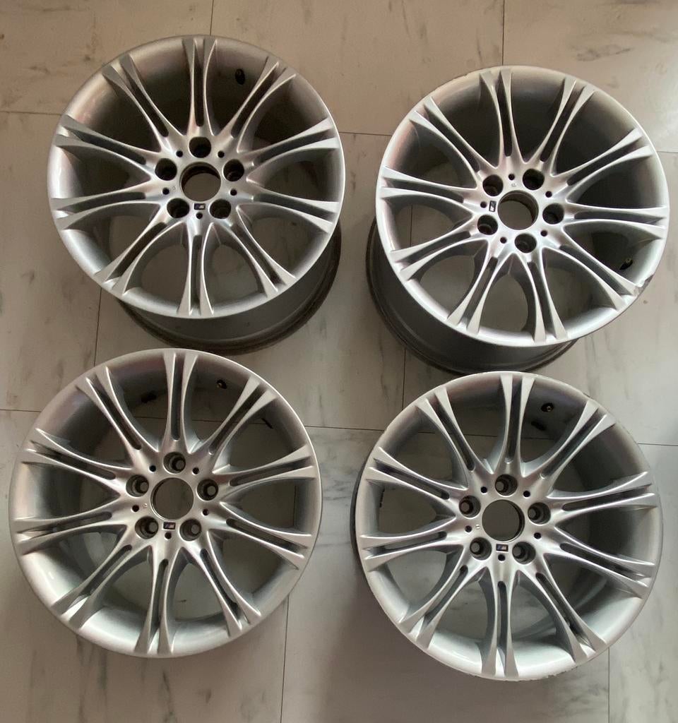 4 velgen in BMW E46 - 5x120 135 M-stijl, Ophalen, 18 inch, Overige, Gebruikt