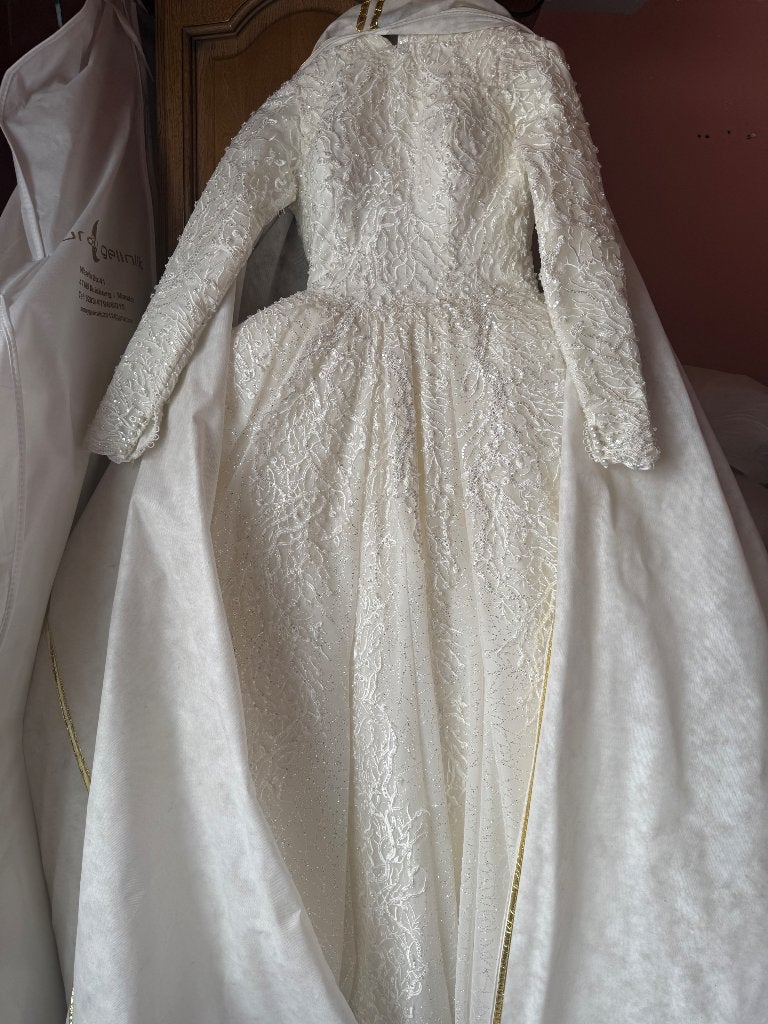Trouwjurk, Kleding | Dames, Trouwkleding en Trouwaccessoires, Ophalen, Zo goed als nieuw, Wit, Trouwjurk