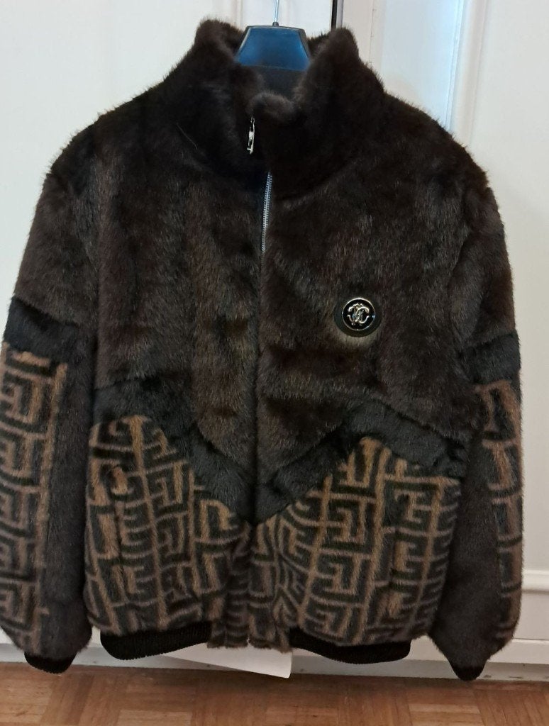Belle veste homme imitation fourrure taille 50/52 neuve, Enlèvement ou Envoi