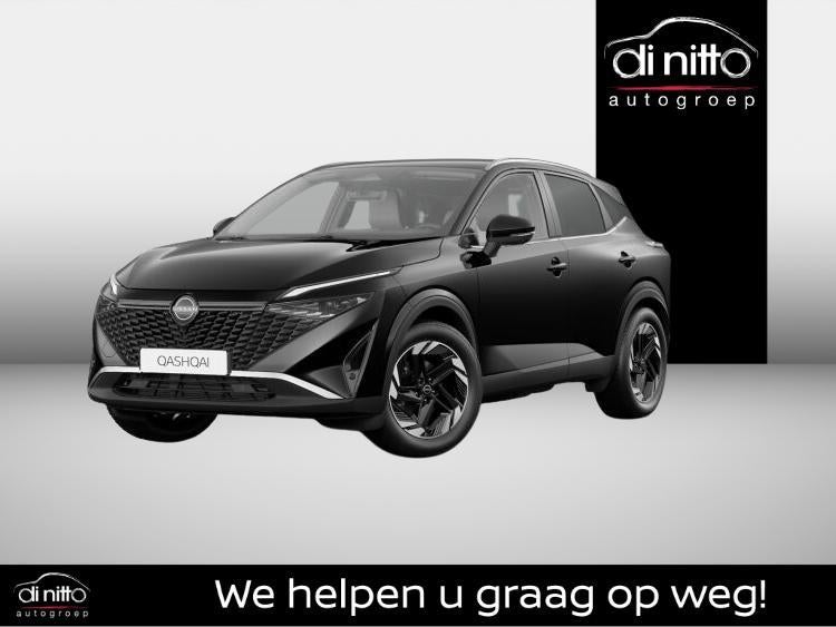 Nissan Qashqai e-POWER N-CONNECTA 2WD 5-deurs, Auto's, Nissan, Stof, Zwart, Automatische klimaatregeling, Zwart