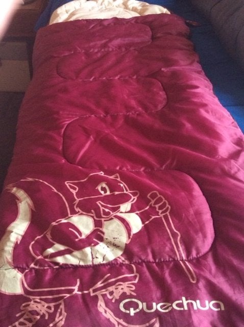 Te koop 2 slaapzakken maat XS/M, Ophalen of Verzenden, Zo goed als nieuw