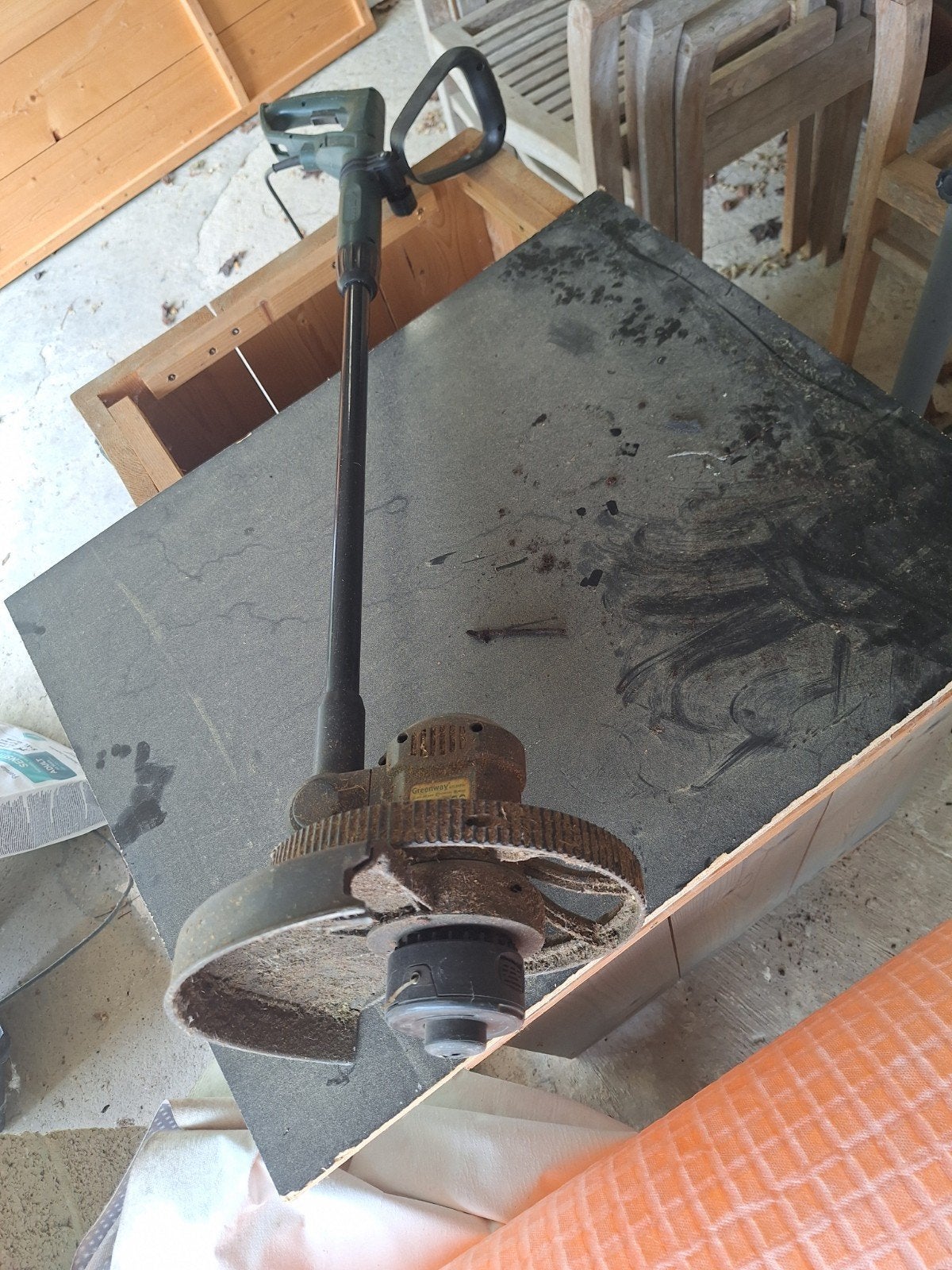 Greenway GTL555W grastrimmer elektrisch, Ophalen