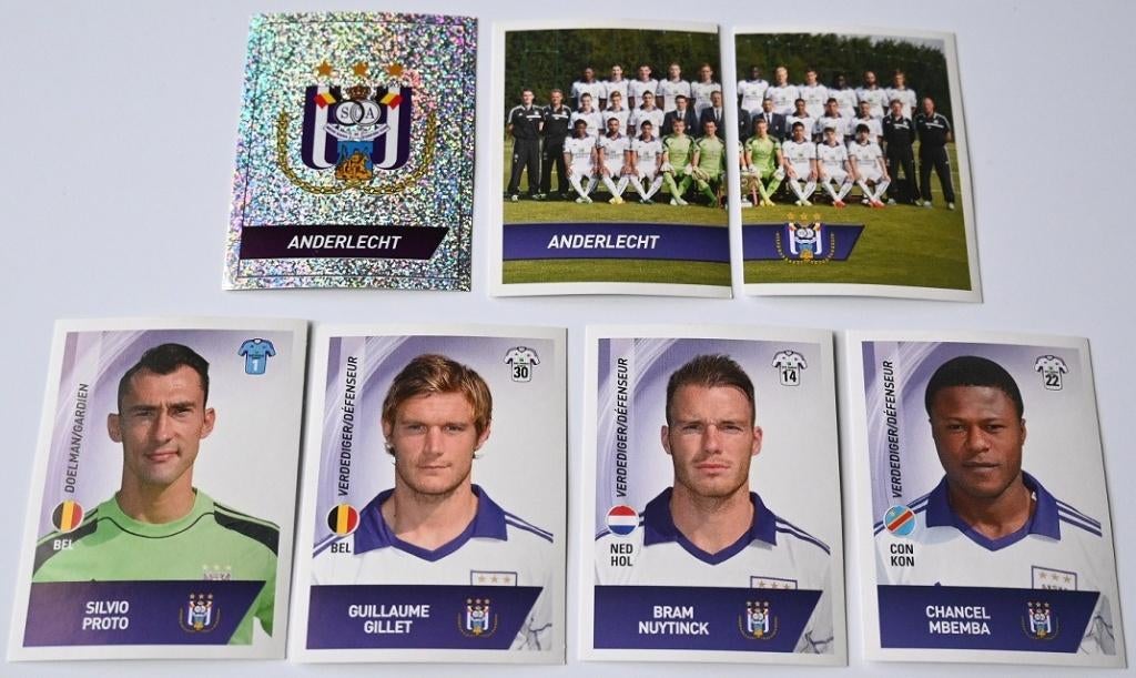 Panini Football 2014 / RSC Anderlecht / 20 stickers, Verzamelen, Verzenden, Nieuw, Poster, Plaatje of Sticker