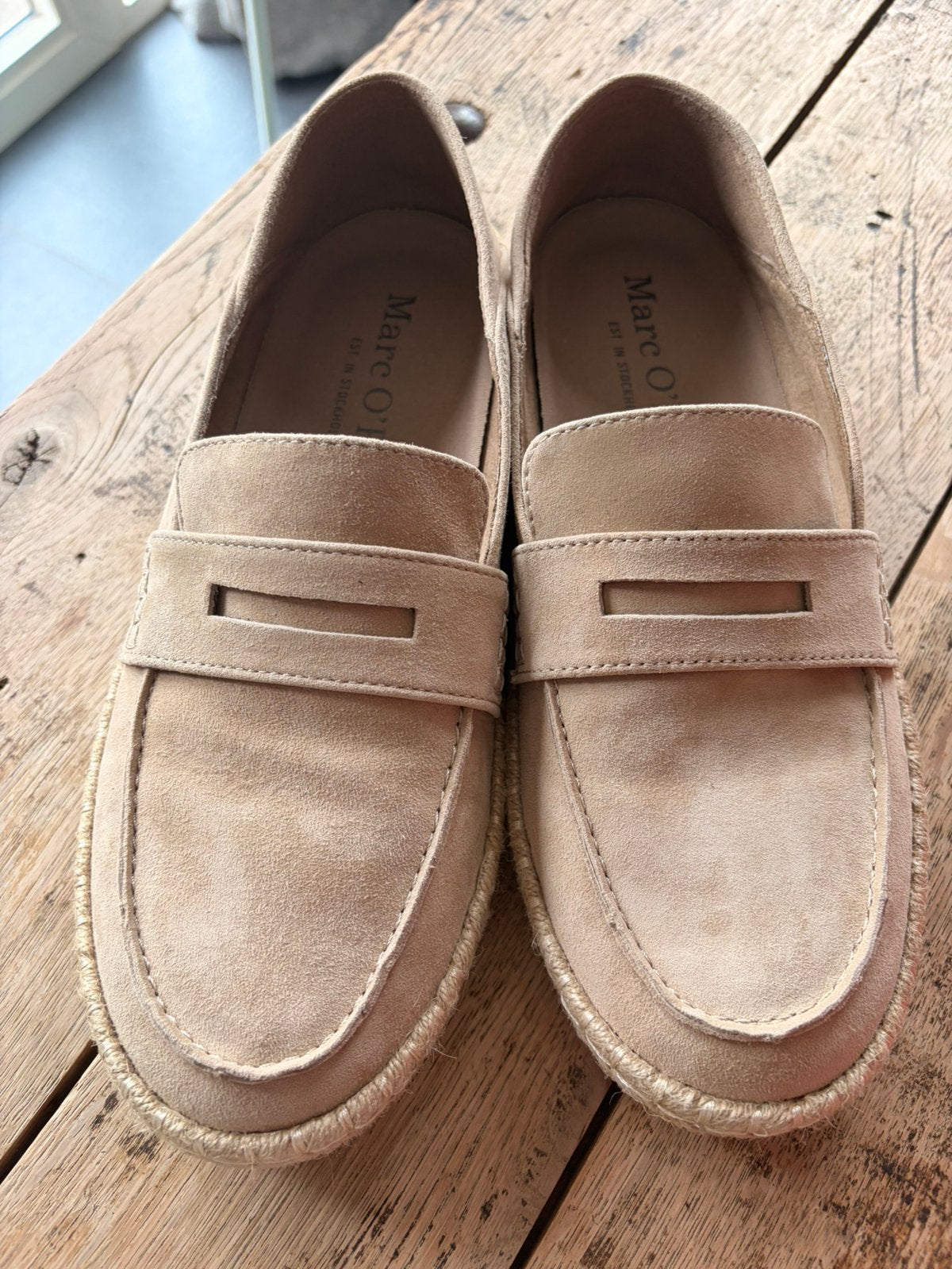 Marco Polo leren instappers 43., Kleding | Heren, Schoenen, Loafers, Bruin, Nieuw, Ophalen of Verzenden