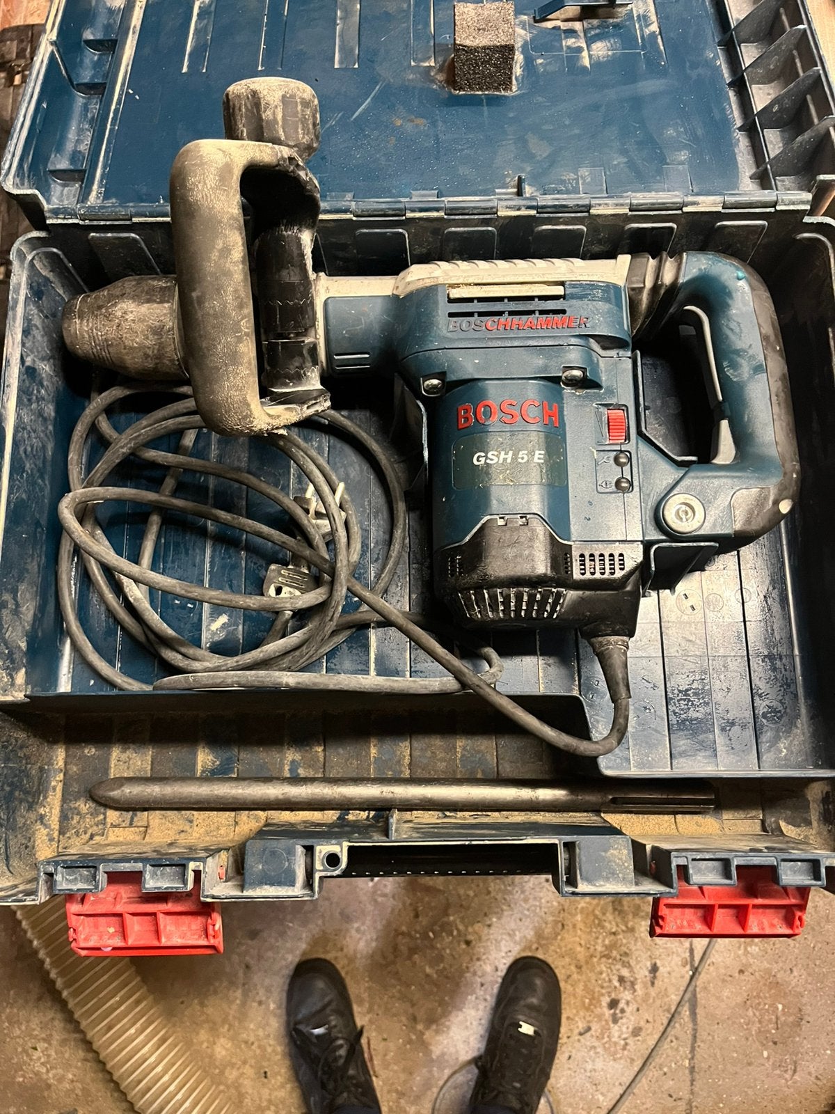 Bosch Professional GSH 5 E Breekhamer, Ophalen of Verzenden, Gebruikt, Boor- en/of Breekhamer