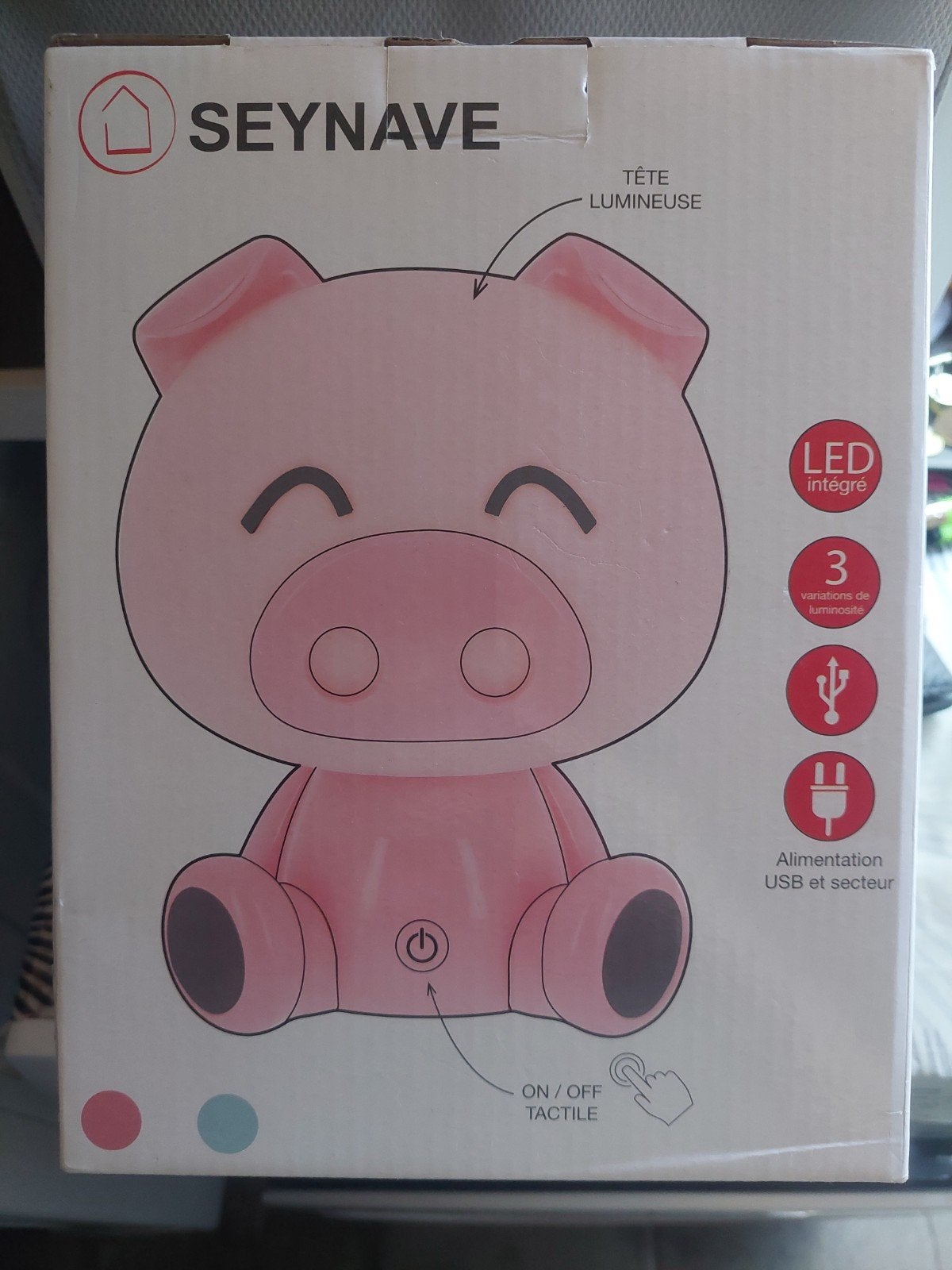 Edmond Rose kinderlamp, Kinderen en Baby's, Roze, Ophalen, Nieuw, Lamp