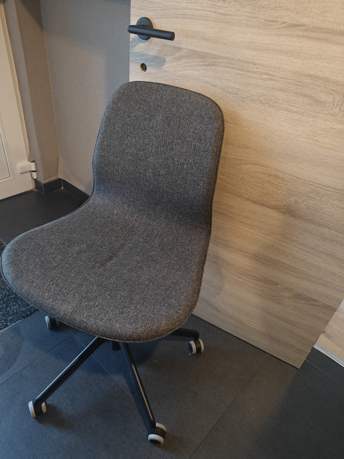 bureaustoel gelijk nieuw, Maison & Meubles, Enlèvement, Gris, Chaise de bureau