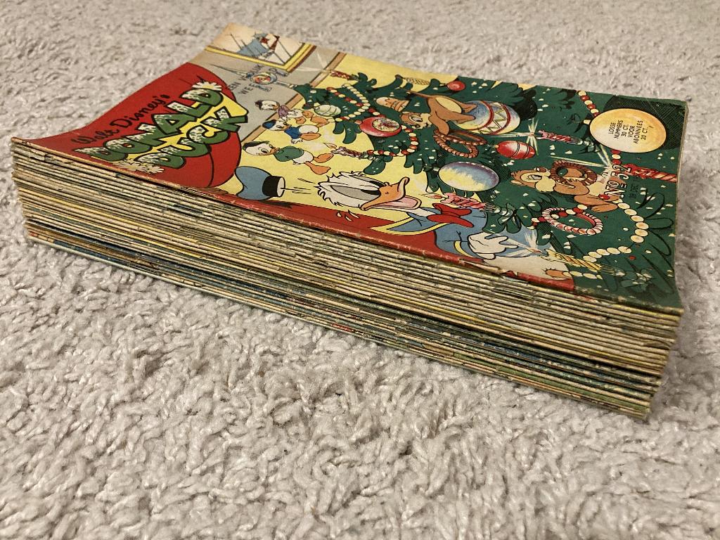 24x Donald Duck Weekblad - Jaargang 1957 - Kan per stuk, Livres, BD, Utilisé, Plusieurs BD, Enlèvement ou Envoi