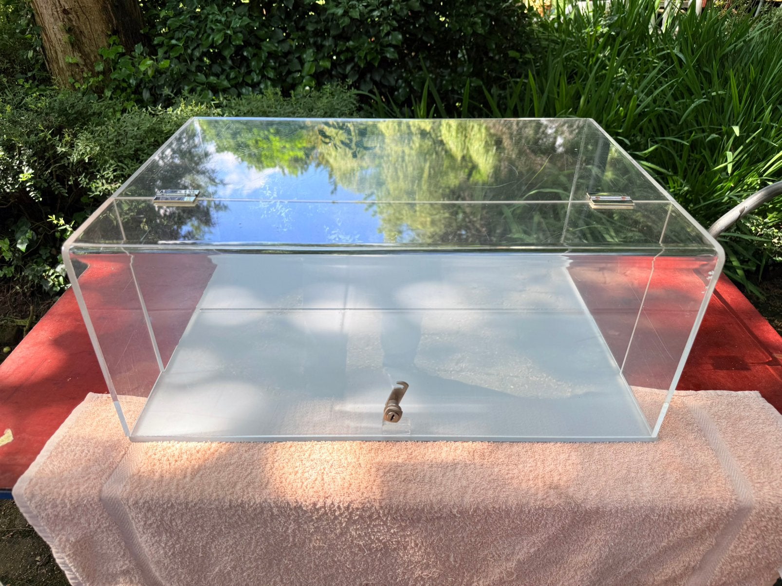 Plexi vitrine kast - toogvitrine, Ophalen of Verzenden, Zo goed als nieuw