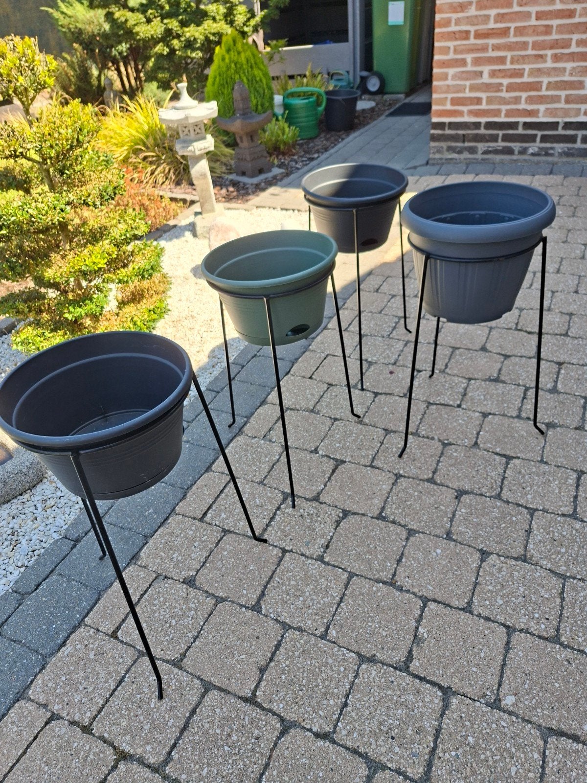 bloempotjes op staander, Tuin en Terras, Ophalen, Nieuw, Kunststof
