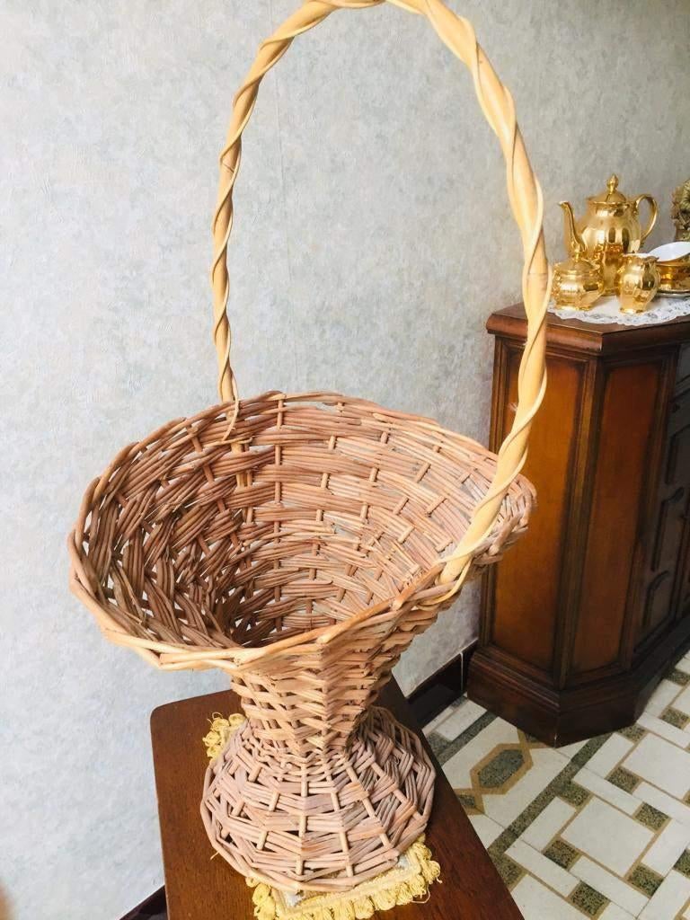 Grote rieten mand. Nieuw., Huis en Inrichting, Woonaccessoires | Schalen en Manden, Nieuw, Mand, Riet, Ophalen