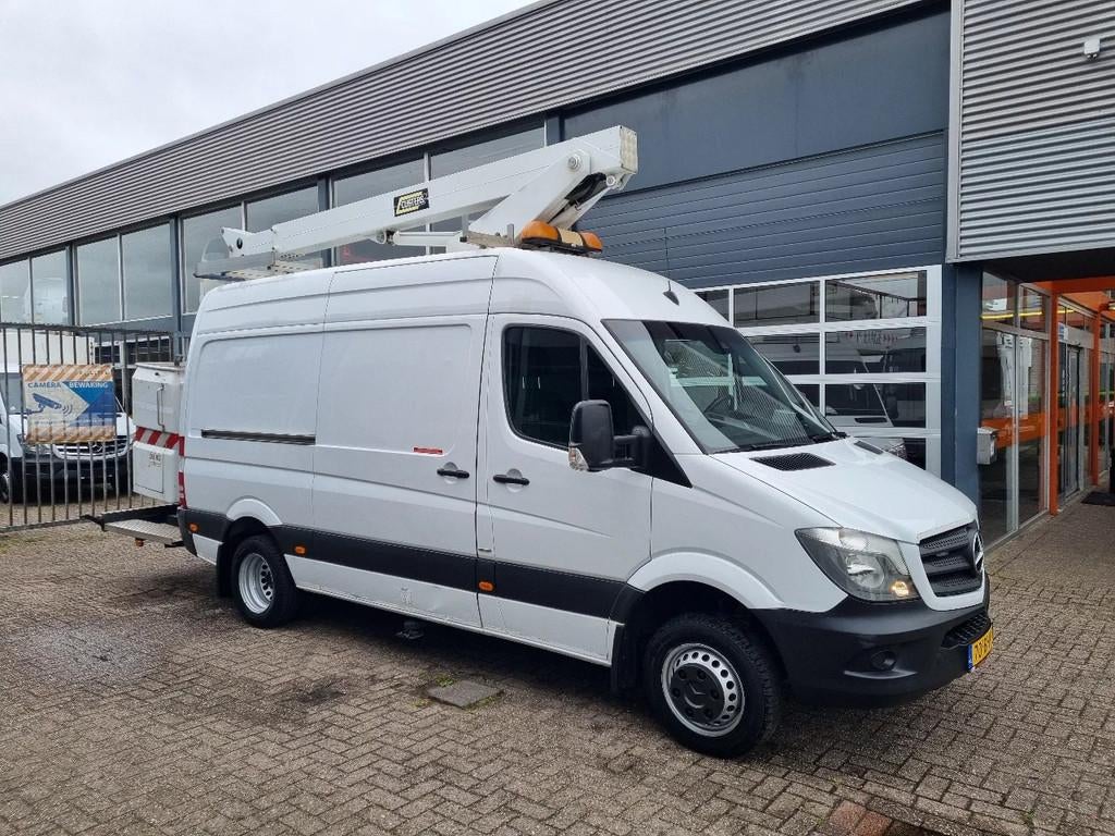 Mercedes-Benz Sprinter 516 CDI 14 M Custers Hoogwerker Hubar, Achat, Euro 6, Diesel, 4 cylindres