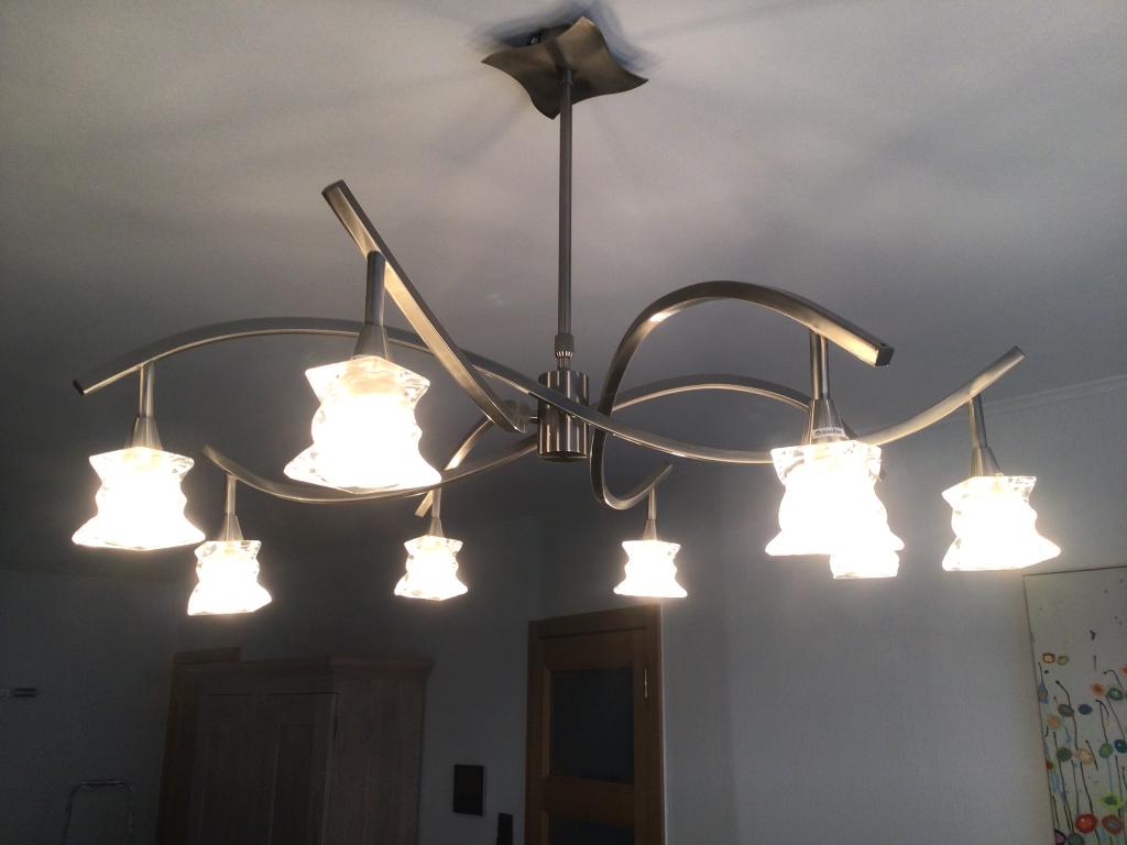 Luster, Huis en Inrichting, Ophalen, Zo goed als nieuw, Metaal