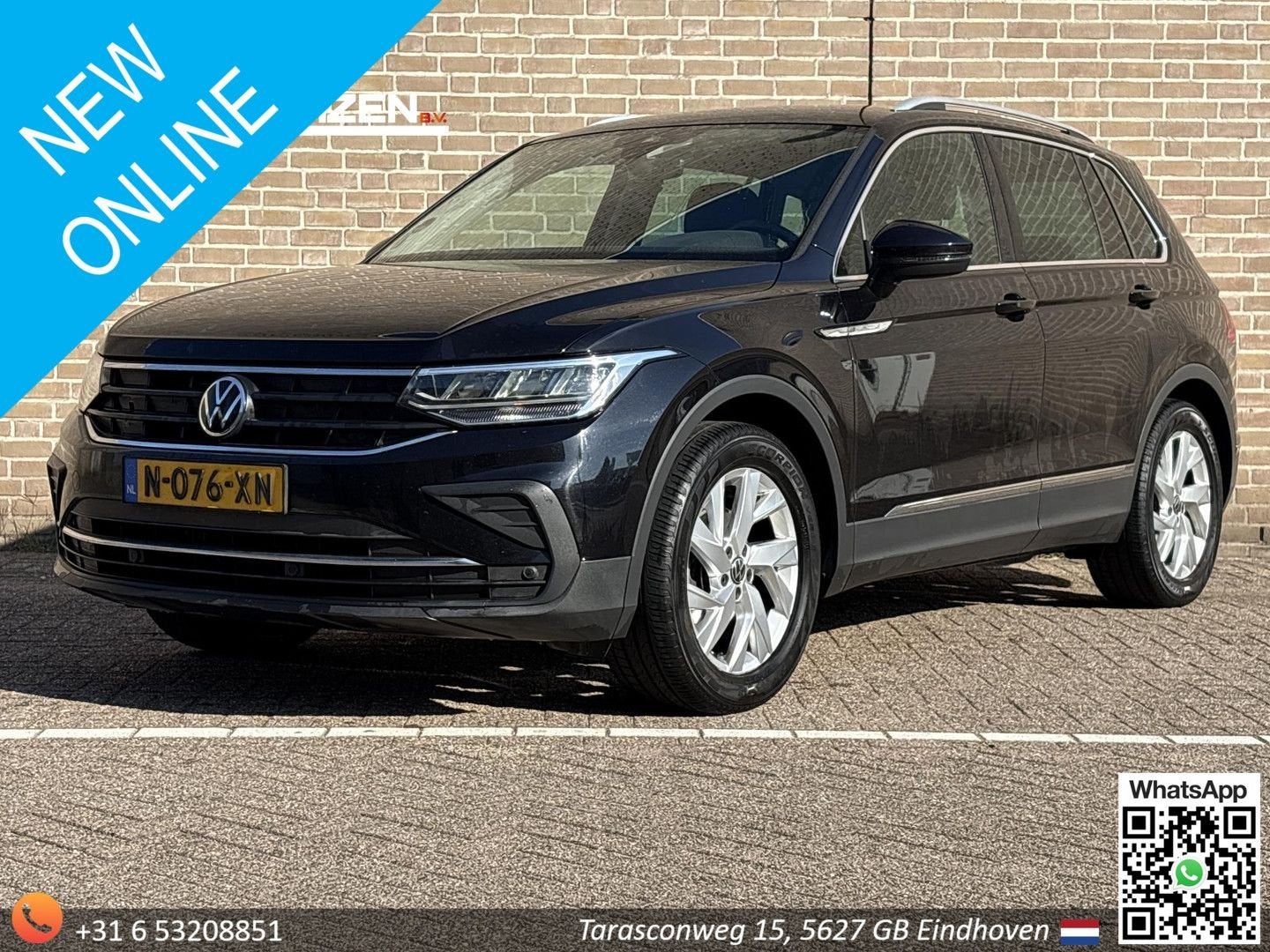 Volkswagen Tiguan 1.5 TSI Life Business | € 13.900,- NETTO!, Auto's, Volkswagen, Zwart, Zwart, Bedrijf, Handgeschakeld