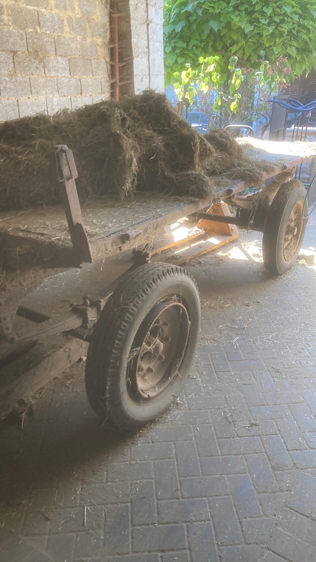 Hooiwagen, Zakelijke goederen, Ophalen