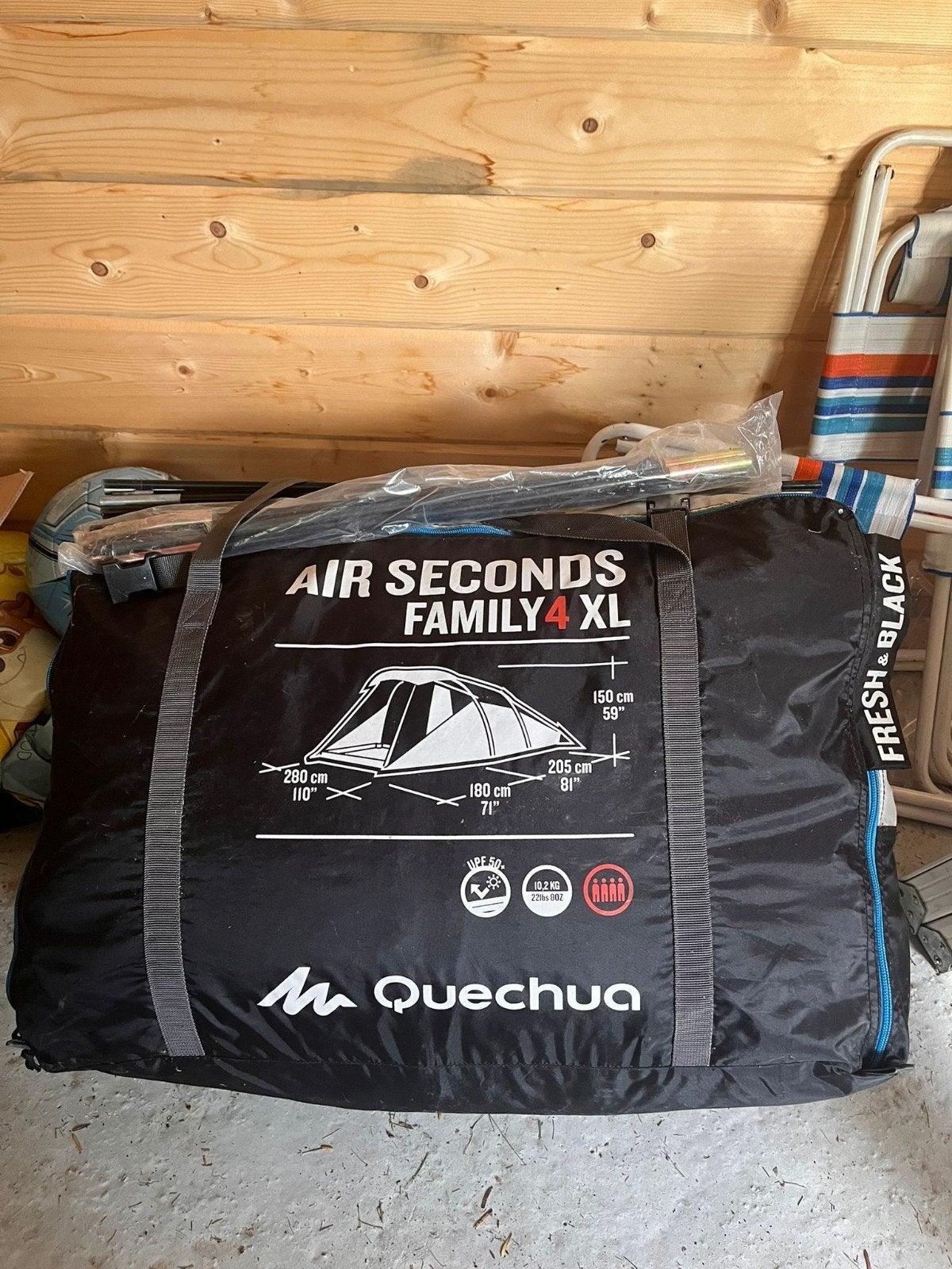 Opblaasbare tent decathlon fresh&black 4 personen te koop, Enlèvement