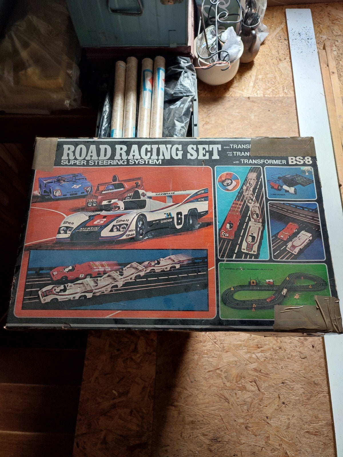Coffret de Circuit automobile avec transfo secteur, Enlèvement, Utilisé