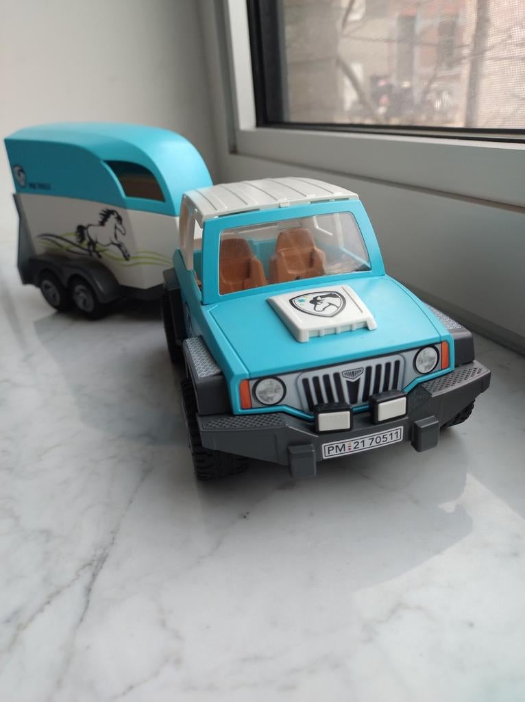 Aanhangwagen met trailer, Enlèvement, Utilisé, Ensemble complet