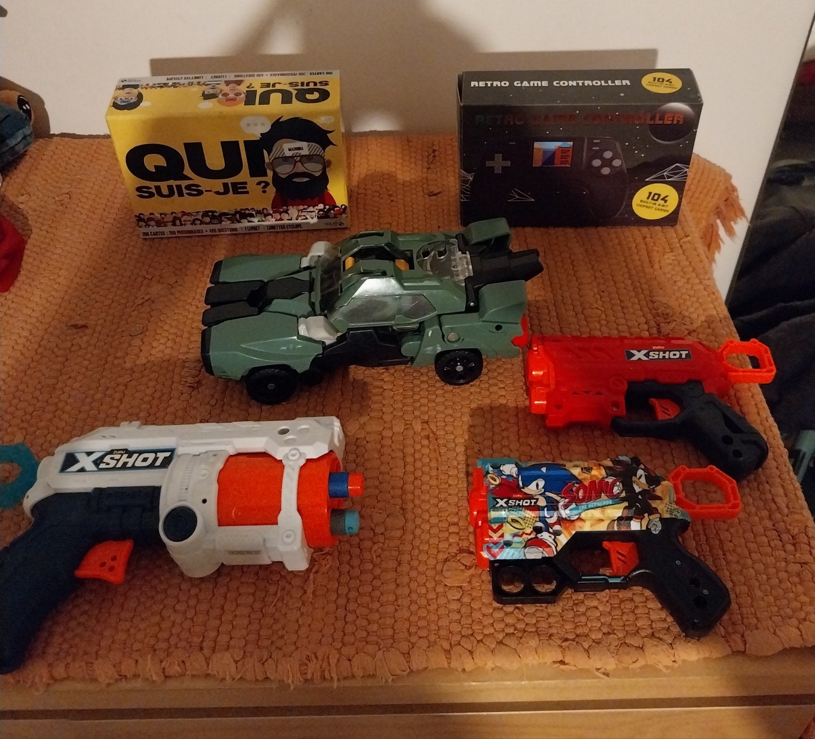 lots de jouets, Ophalen