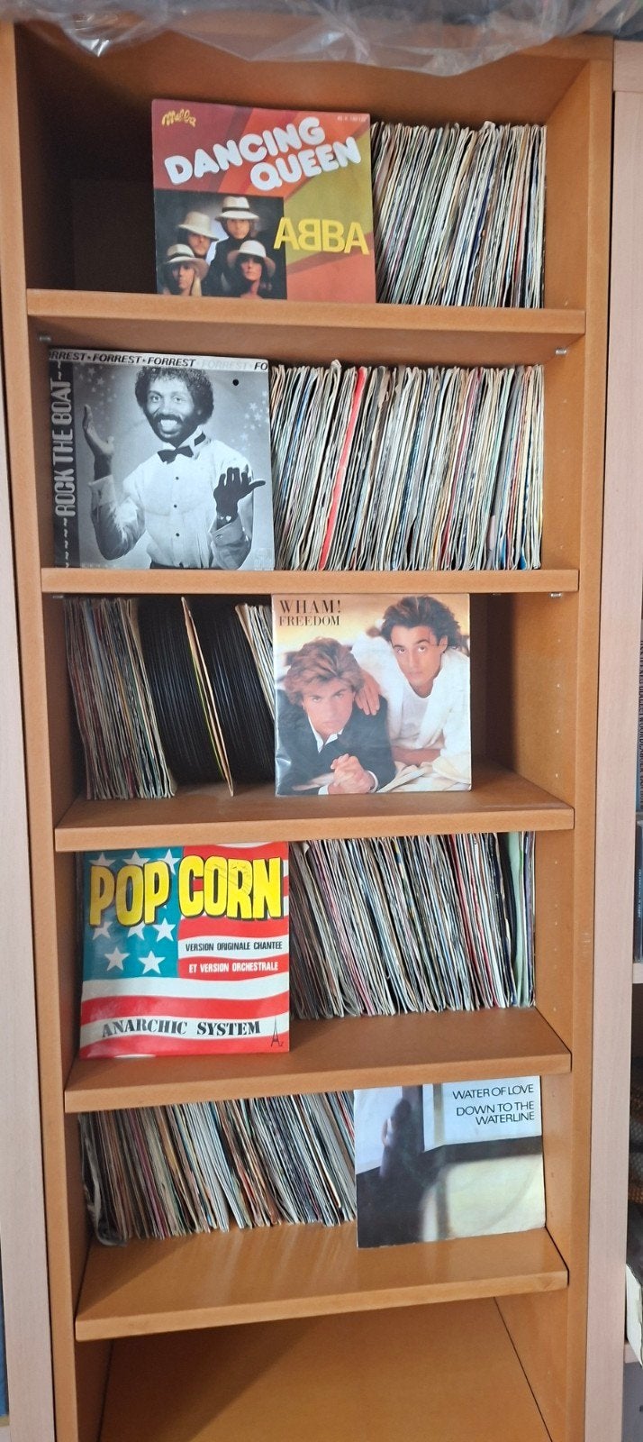 Te koop singles 45 t. Jaren 70-80, Ophalen of Verzenden
