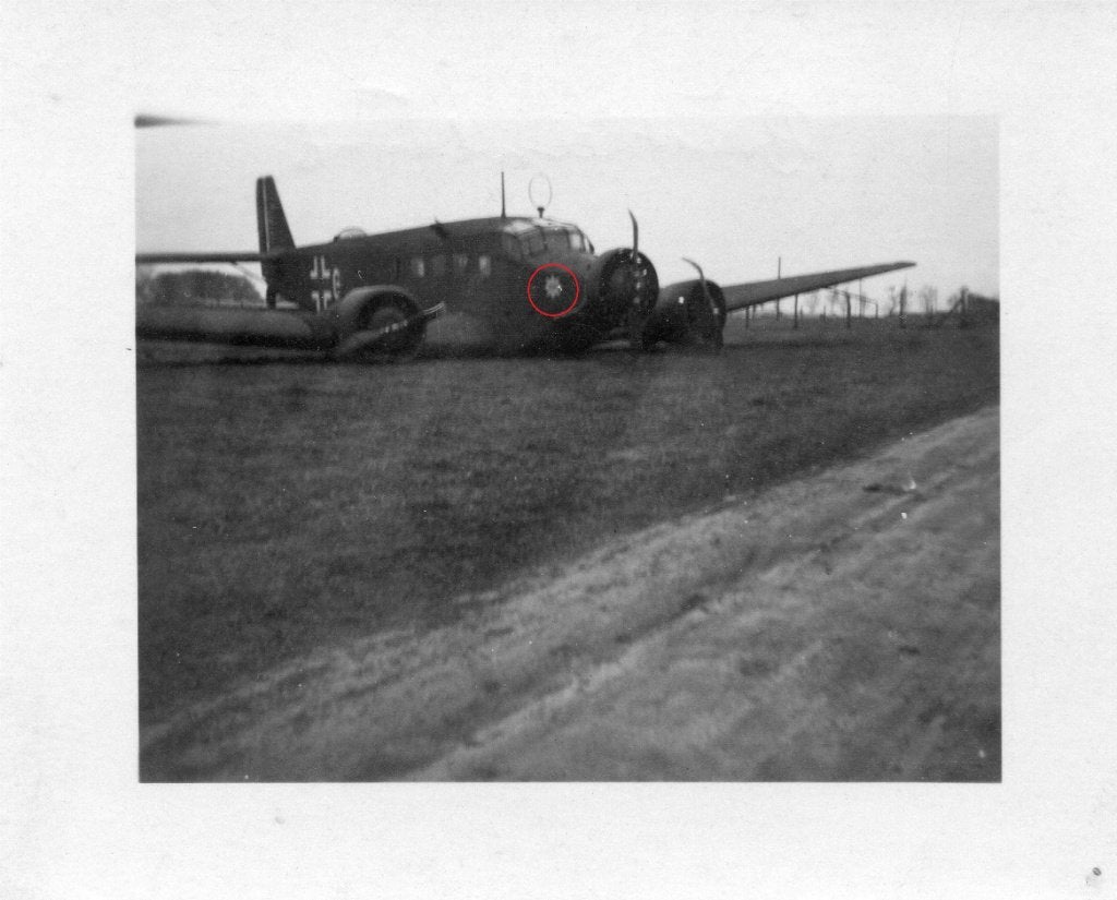 orig. foto - vliegtuig Junkers Ju 52 - Luftwaffe WO2, Verzamelen, Verzenden, Luchtmacht, Foto of Poster