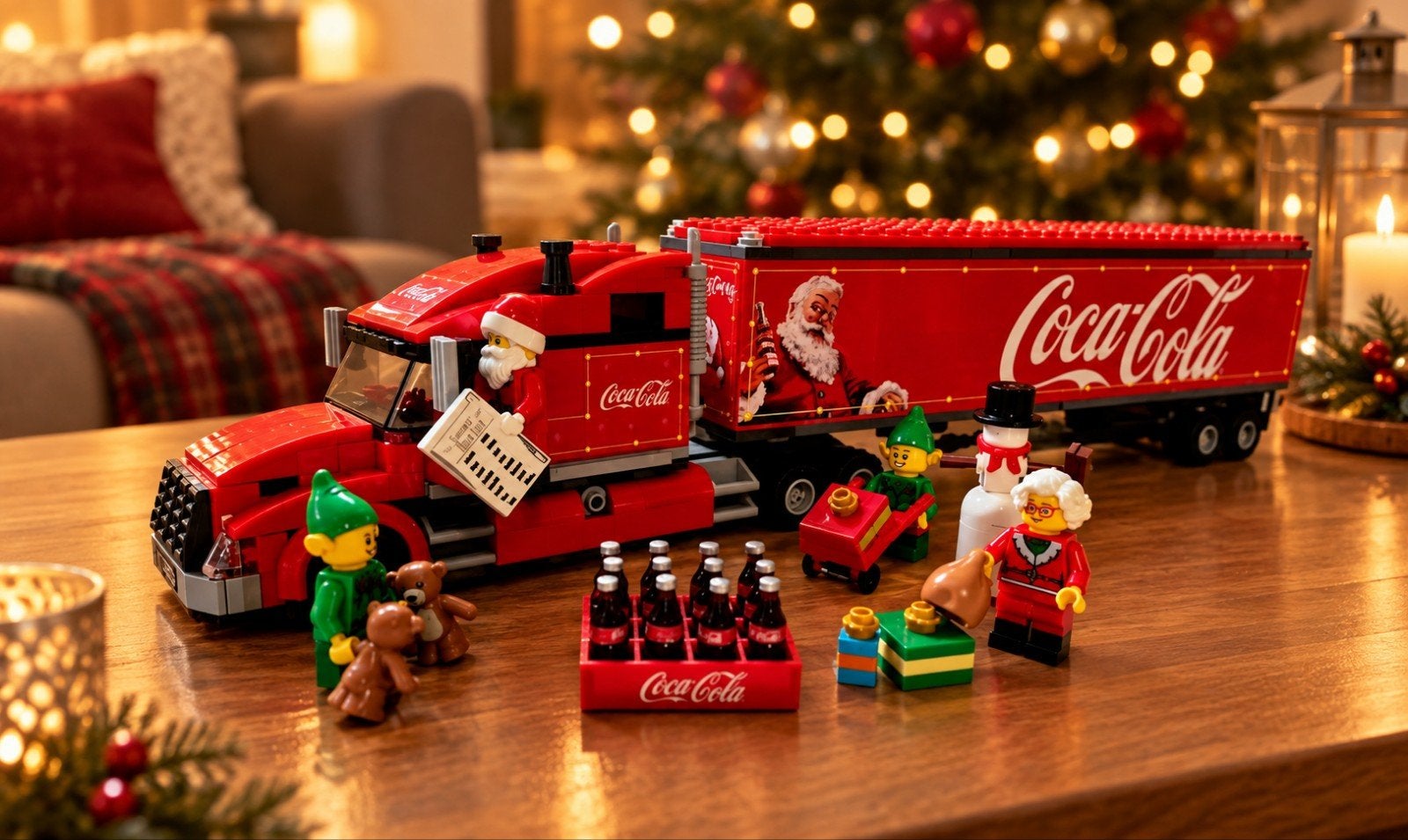 Lego Moc Coca-Cola truck 3221, Enlèvement ou Envoi