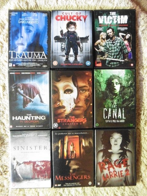 Voordeelpakket Horror (9 toptitels + exclusieve Mok), CD & DVD, DVD | Horreur, Enlèvement ou Envoi, Anglais, À partir de 16 ans