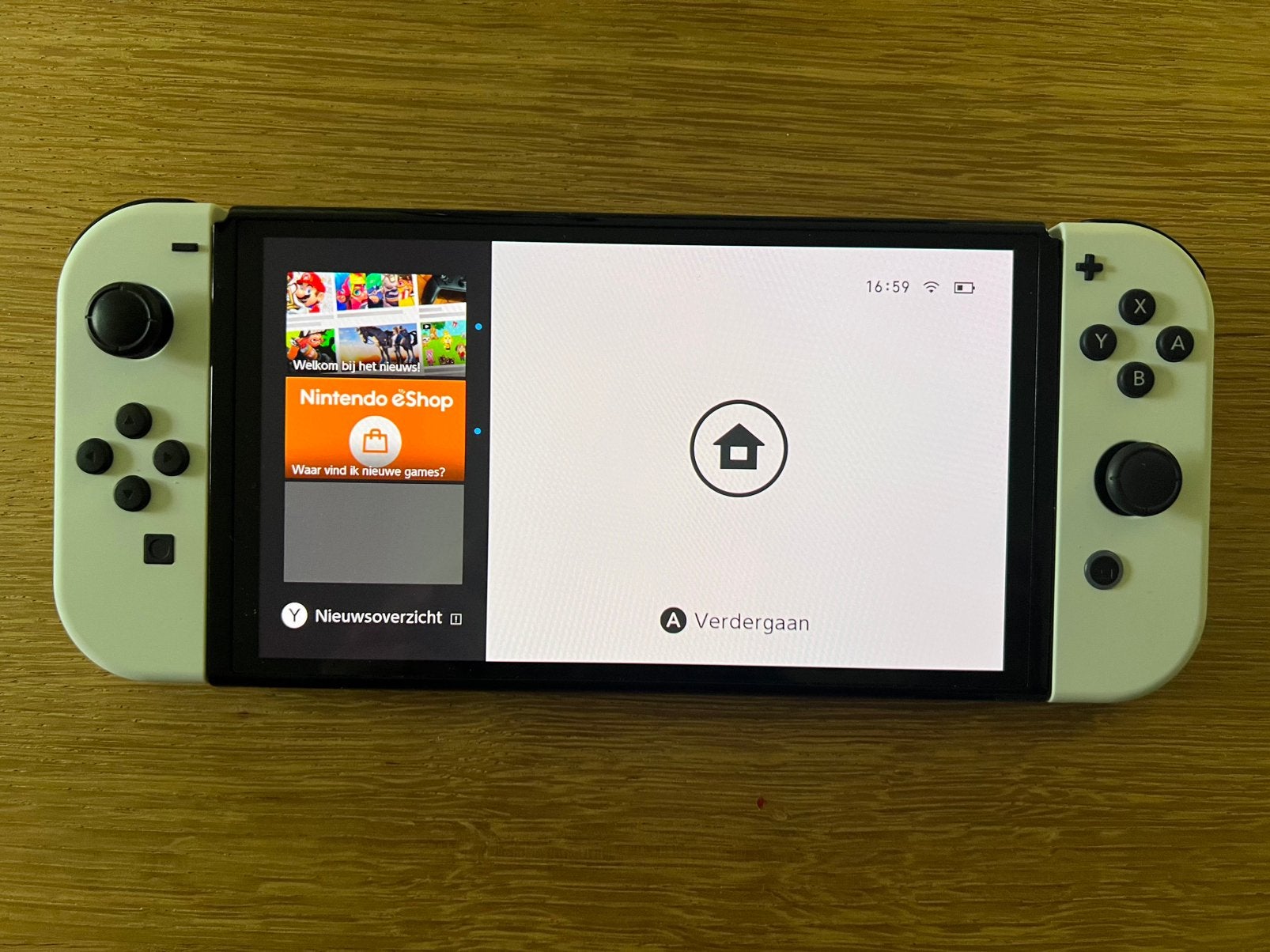Nintendo Switch OLED Wit, Ophalen, Zo goed als nieuw, Met 1 controller, Switch OLED