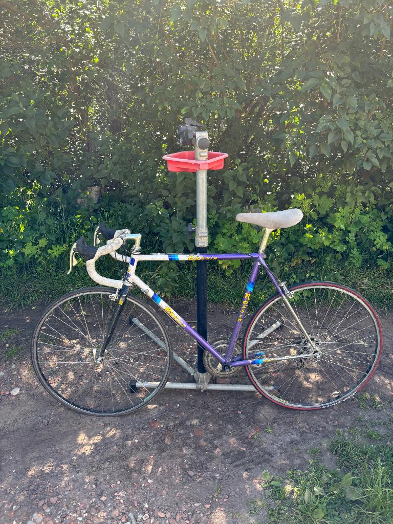 Retro koersfiets Rossin, Enlèvement