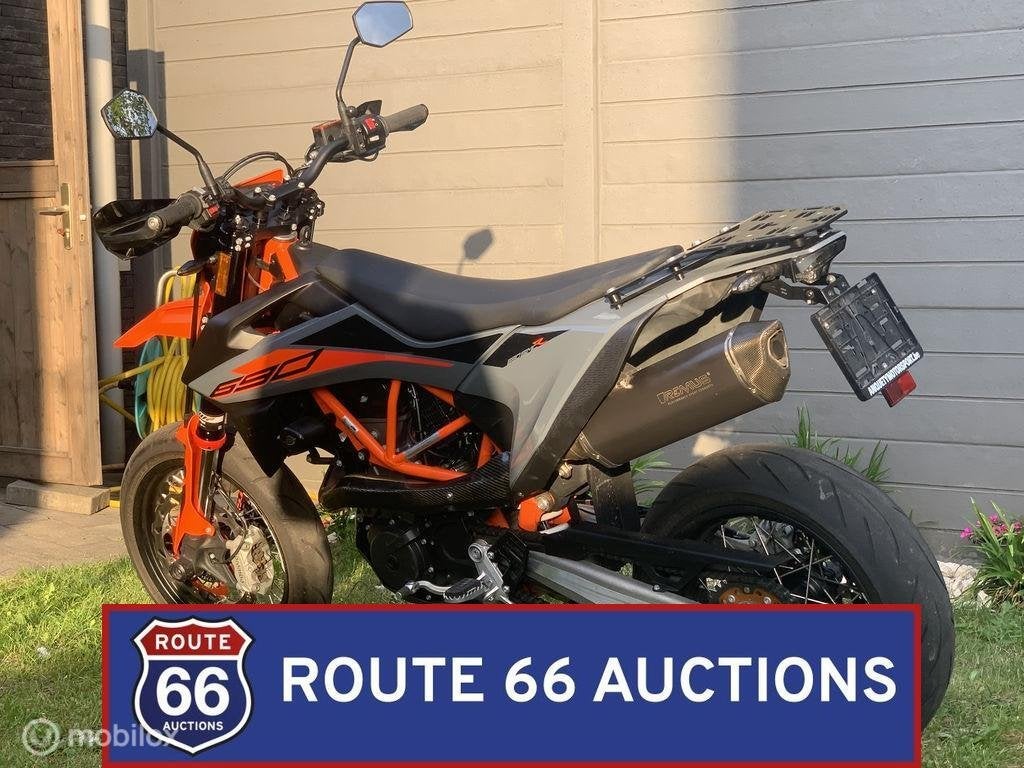 KTM 690 SMC R | 2022 | Route 66 Auctions, Motos, Motos | KTM, Entreprise, Autre