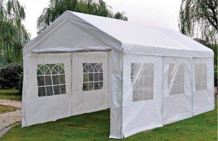 Partytent 6 x 3 meter – zo goed als nieuw, Tuin en Terras, Ophalen, Opvouwbaar, Partytent, Minder dan 4 meter