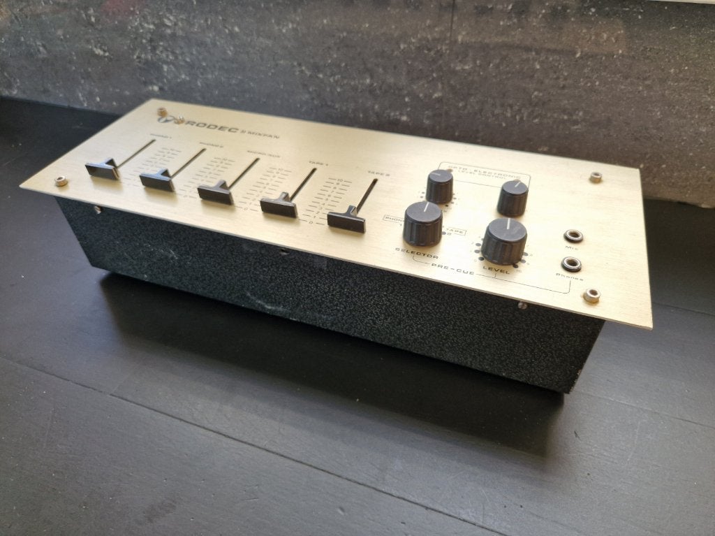 RODEC Mixfan vintage collector's item, Ophalen, Gebruikt, 5 tot 10 kanalen, Microfooningang