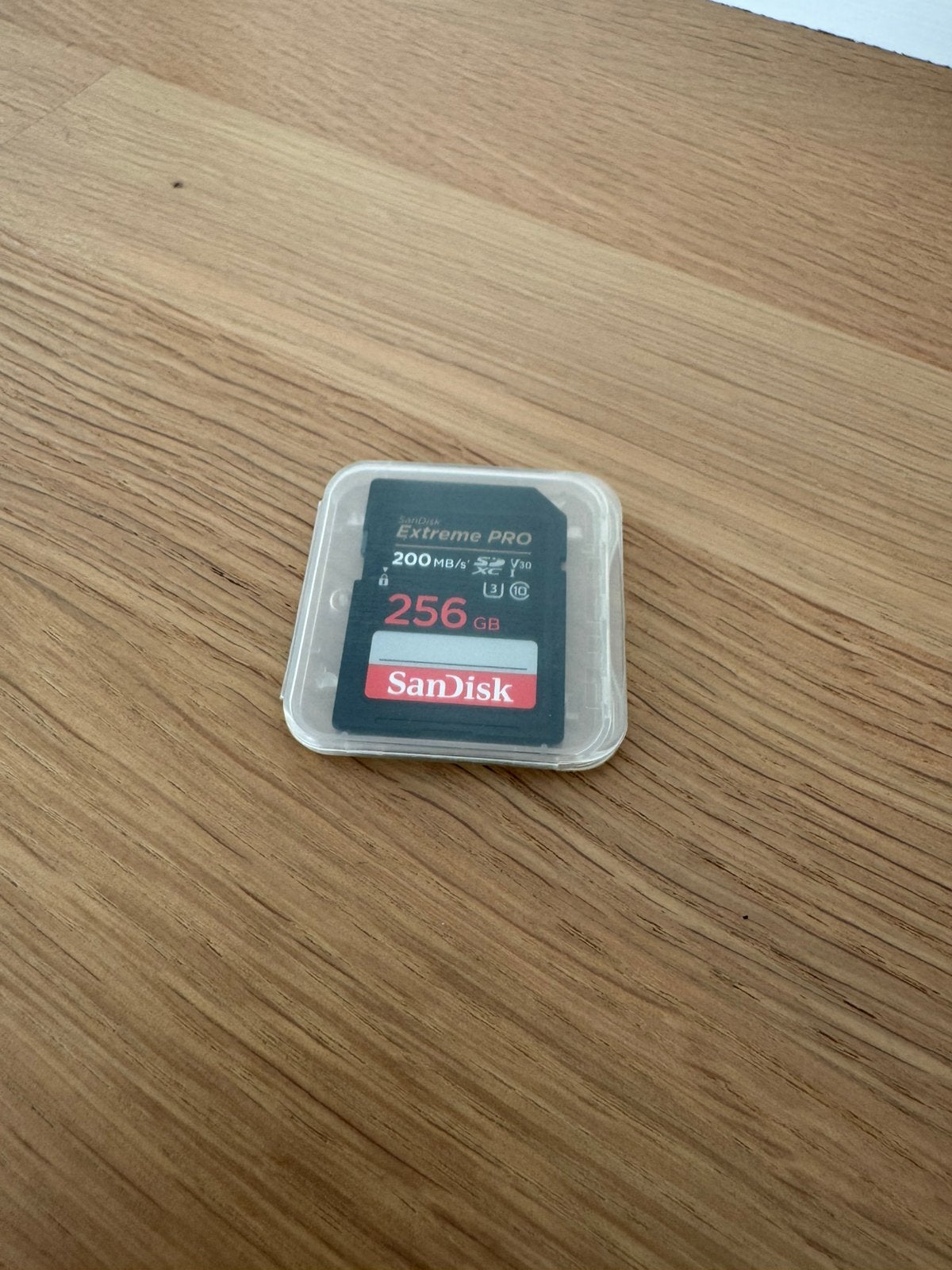 Sandisk Extreme Pro 256 GB, Ophalen of Verzenden, Zo goed als nieuw, SDXC, 256 GB