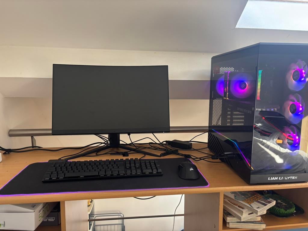 [ÉTAT NEUF - 1 MOIS] Setup Gaming Complet - Facture Infomax, Informatique & Logiciels, Ordinateurs de bureau, Comme neuf, SSD