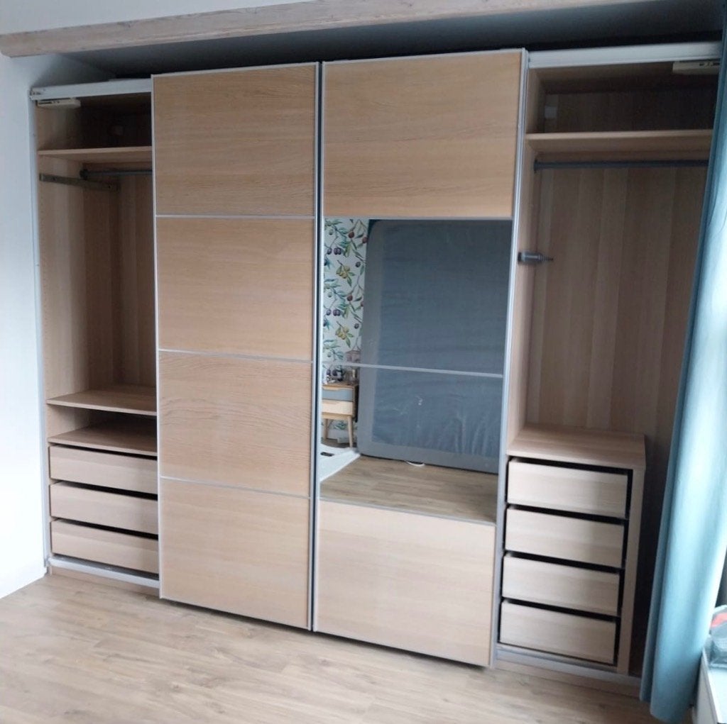 Grote IKEA PAX Kledingkast | 300x58x236 cm | GRATIS LEVERING, 200 cm of meer, IKEA MODERN, Met klep(pen), Ophalen of Verzenden