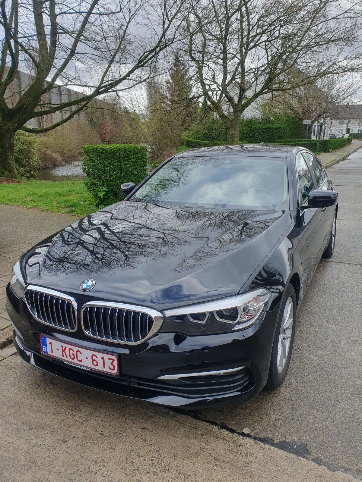 BMW 530e IPerfomance, Plug-in hybrid,  12/2018 , 96500 km., Auto's, BMW, Automaat, Zwart, Zwart, Particulier