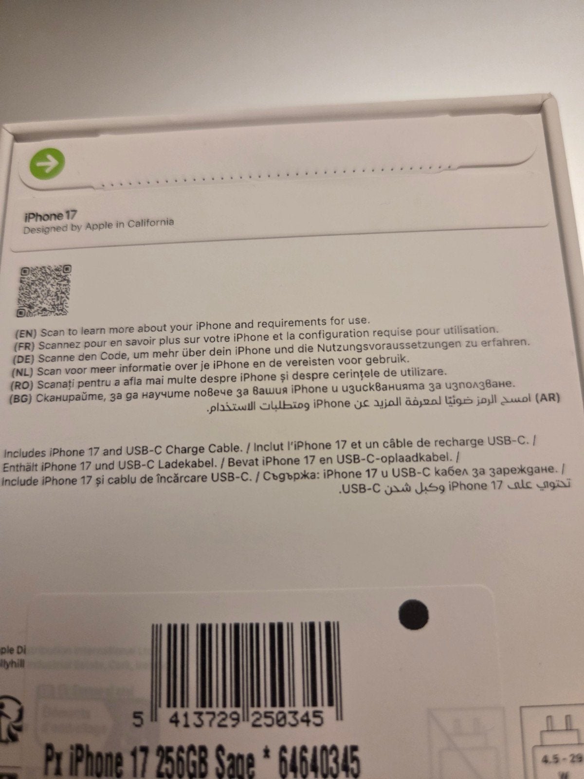 Apple iPhone 17 256GB, Télécoms, Enlèvement ou Envoi, Autres modèles