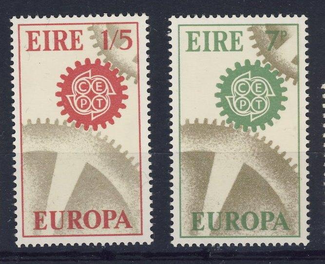 Ierland 1967 - CEPT nr 192 - 193 **, Postzegels en Munten, Postzegels | Europa | Overig, Verzenden, Ierland, Postfris