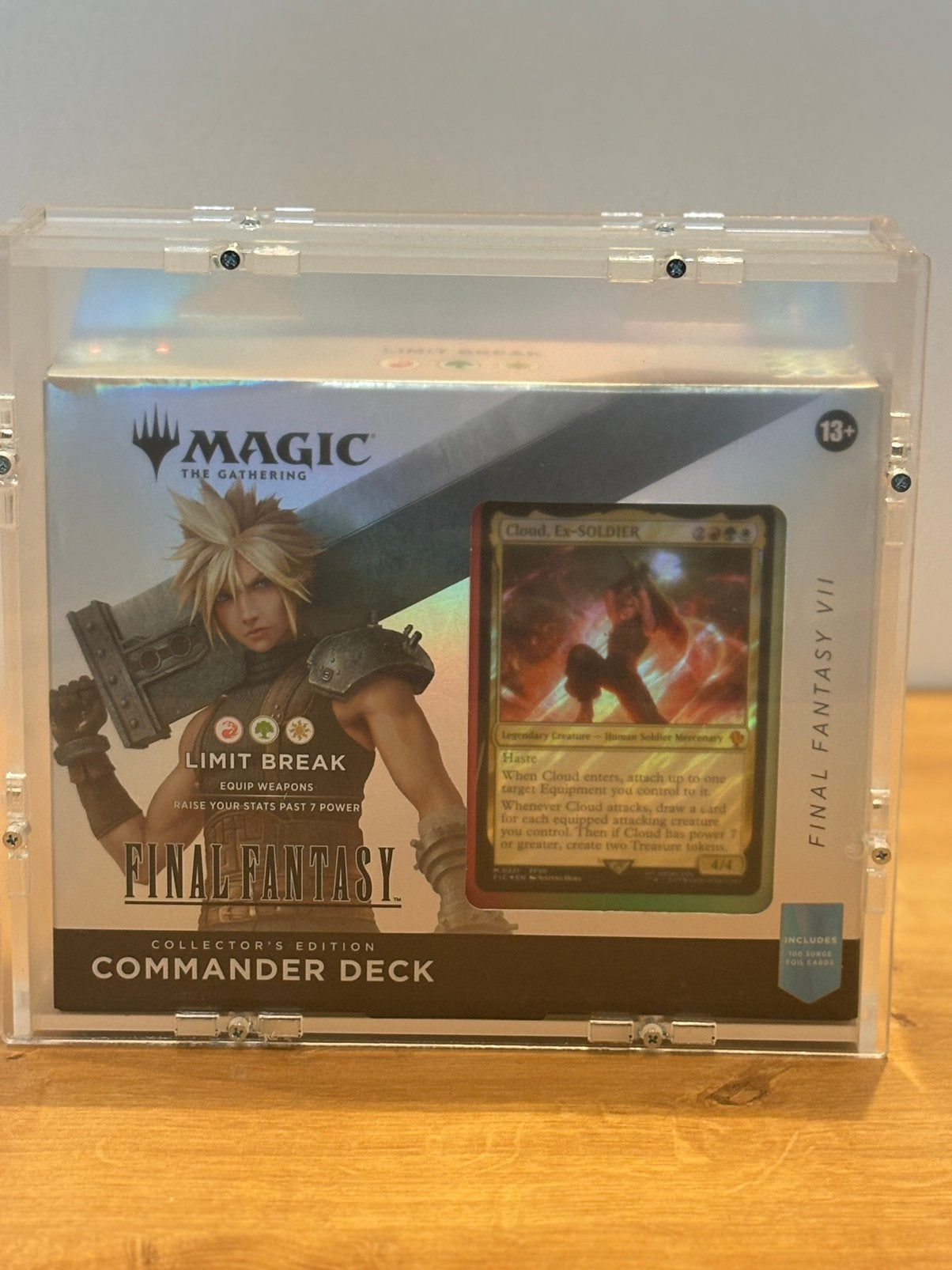 - FINAL FANTASY: "Limit Break" : Collector's Edition acryl, Hobby en Vrije tijd, Ophalen, Nieuw, Boosterbox, Foil