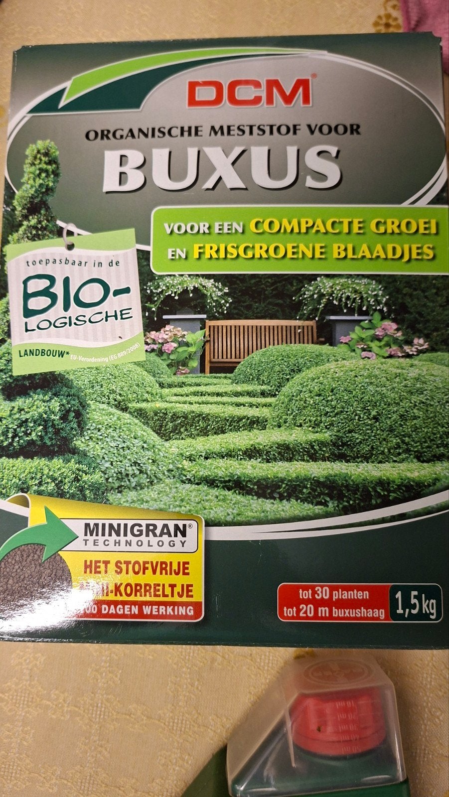 dcm meststof buxus 1,5 kg ongeopend, Tuin en Terras, Ophalen of Verzenden, Mest