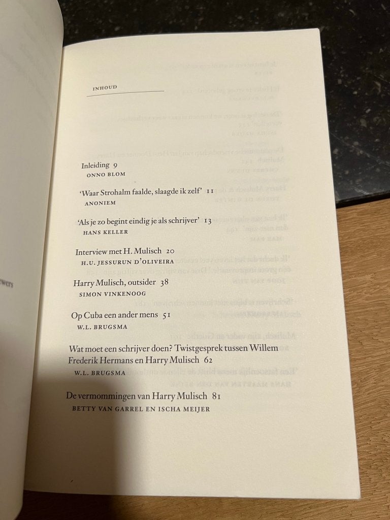 Onsterfelijk leven, interviews met Harry Mulisch, Boeken, Ophalen of Verzenden, Zo goed als nieuw, Onno Blom, Eén auteur