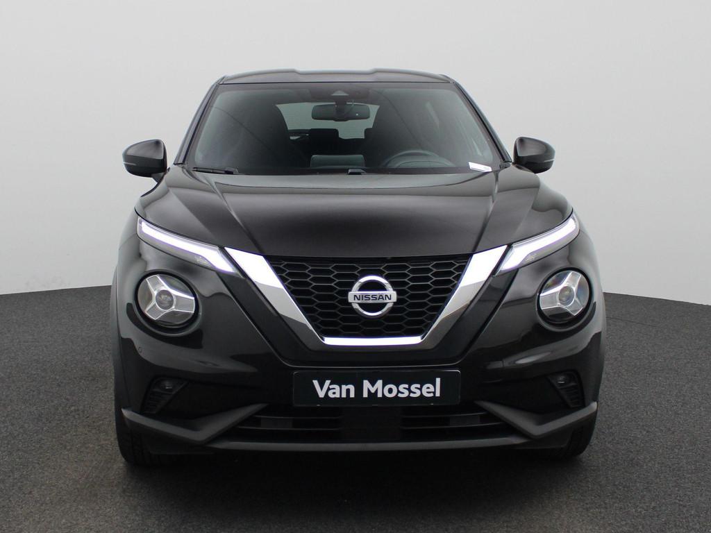 Nissan Juke 1.0 DIG-T 117 N-Connecta Camera | PDC V+A | Blue, Auto's, Nissan, Voorwielaandrijving, Stof, 1257 kg, Zwart