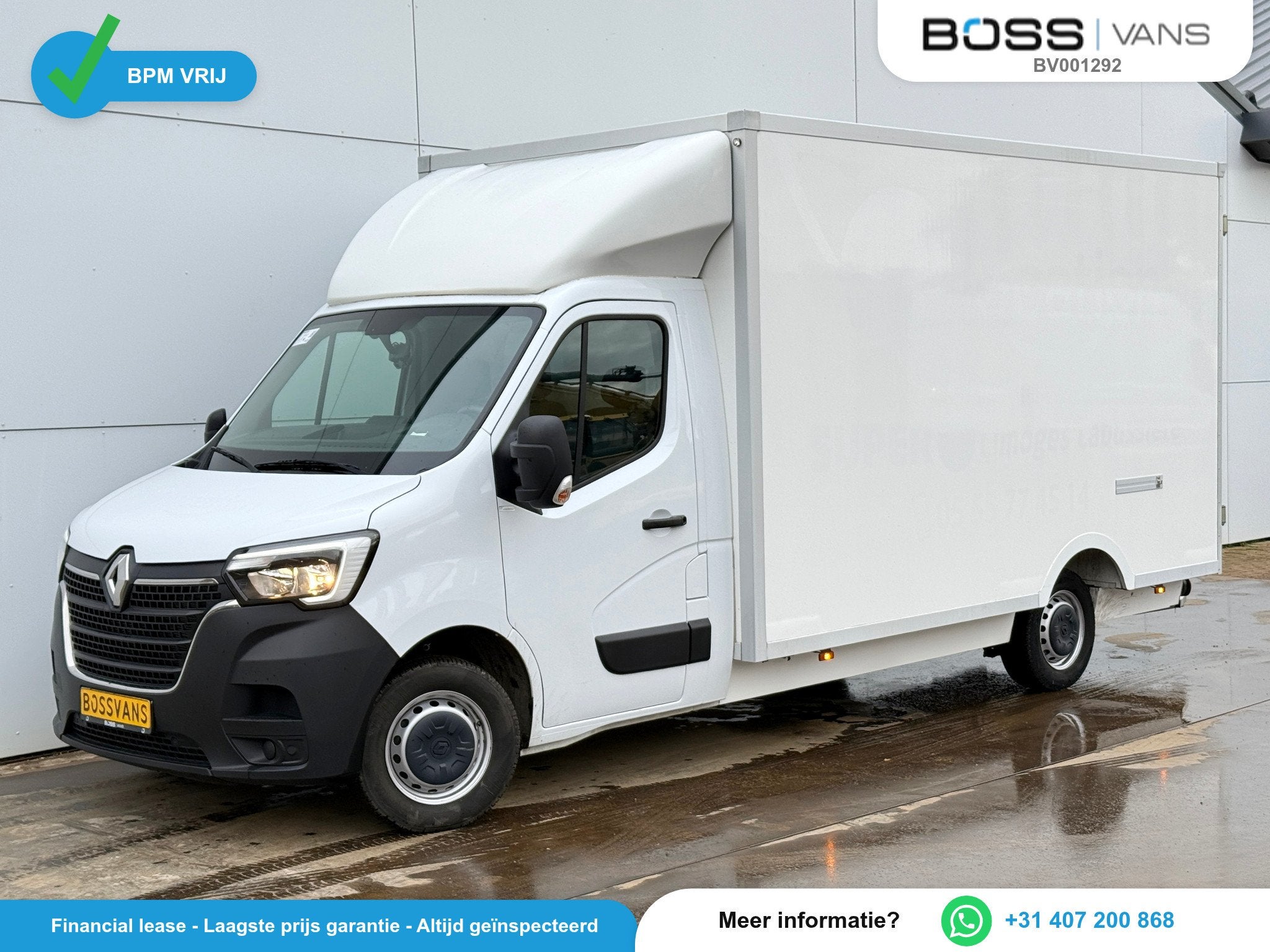 Renault Master Plancher 2.3 DCI 145PK L3H1 LED Airco Bakwage, 145 ch, Achat, Entreprise, 3 places