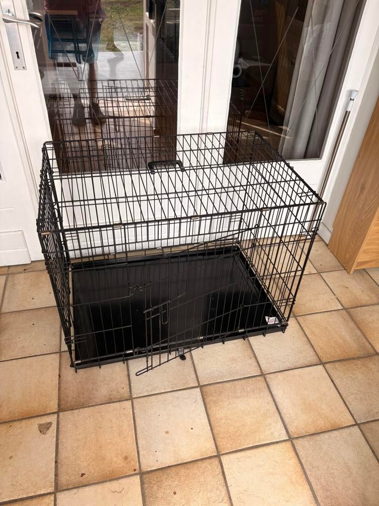 Honden bench, Dieren en Toebehoren, Hondenhokken, Ophalen, 65 tot 100 cm, Hondenhok, Zo goed als nieuw