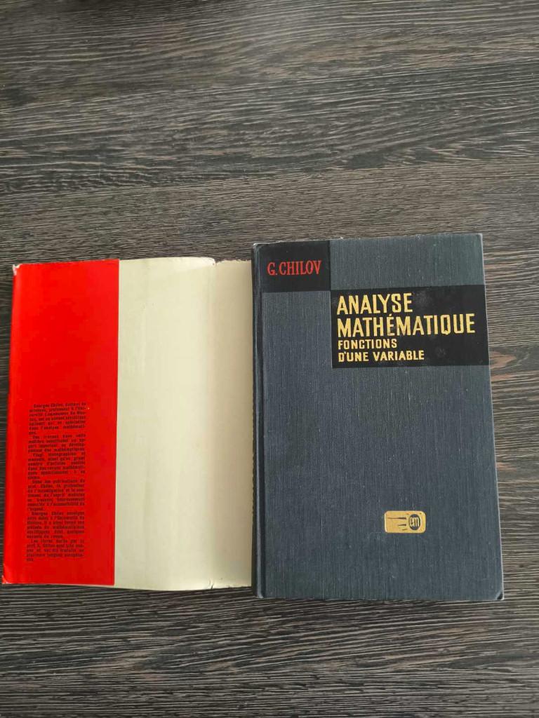 Analyse Mathématique - G. Chilov - Tome 1, Livres, Science, Utilisé, Sciences naturelles, Enlèvement ou Envoi