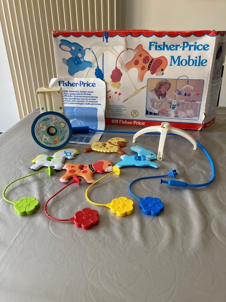 mobile Fisher Price Vintage, Enlèvement, Utilisé, Set de jeu, Sonore